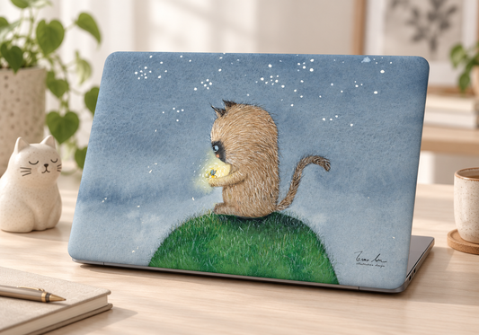 Blue Eyed Cat MacBook Case