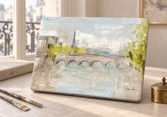 Paris Cityscape MacBook Case