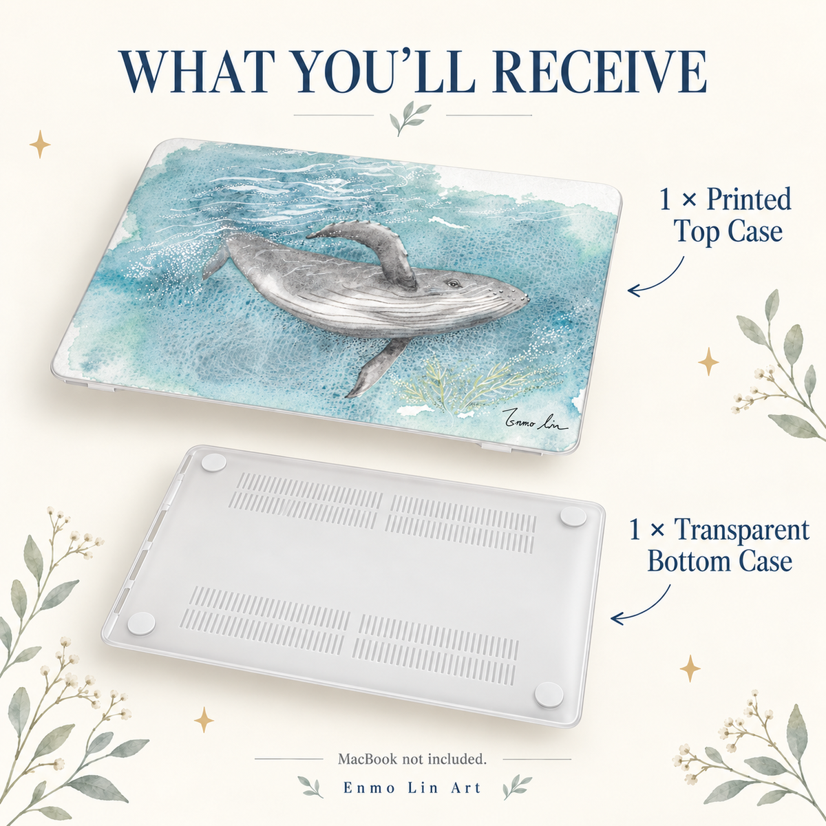 Humpback Whale MacBook Case