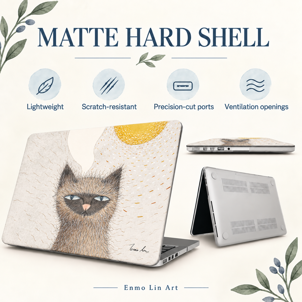 Summer Cat MacBook Case