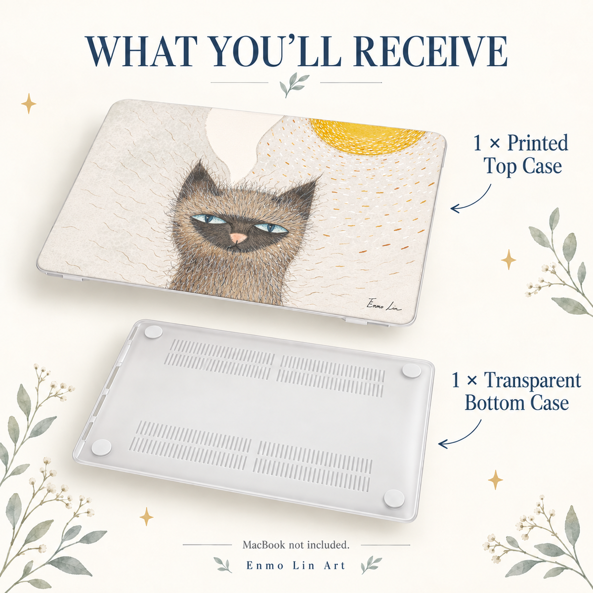 Summer Cat MacBook Case