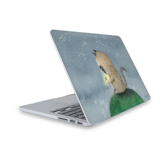 Blue Eyed Cat MacBook Case Firefly Night