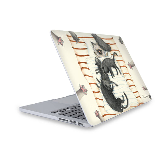 Sleeping Cats MacBook Case Peaceful Rest