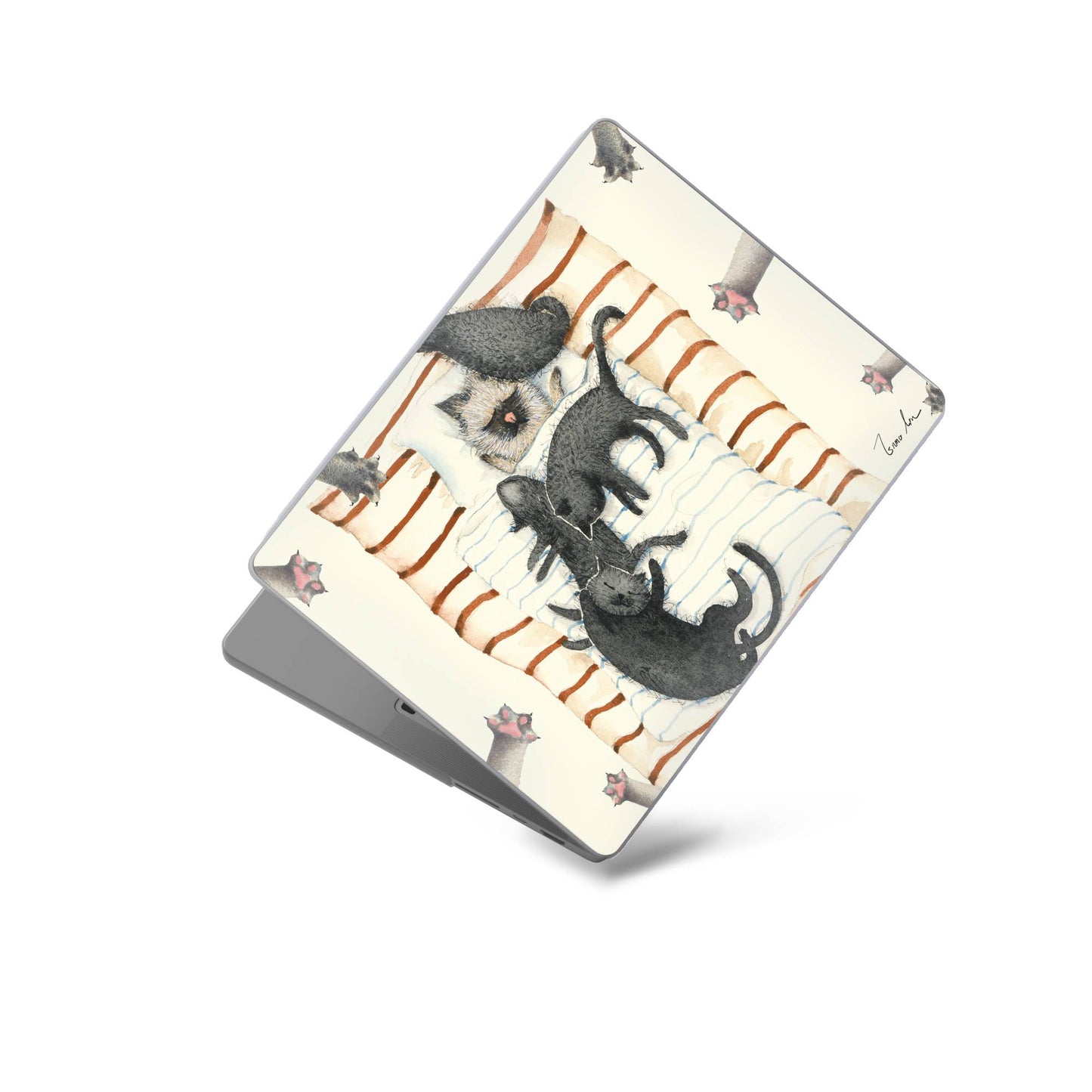 Sleeping Cats MacBook Case Peaceful Rest