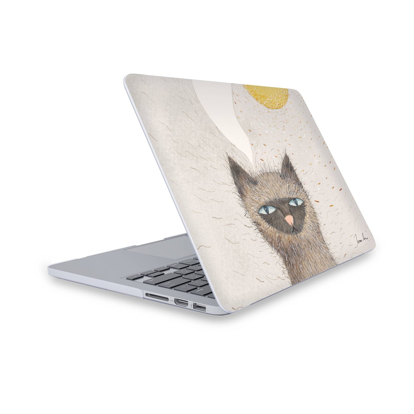 summer cat MacBook Case Sunny Daze