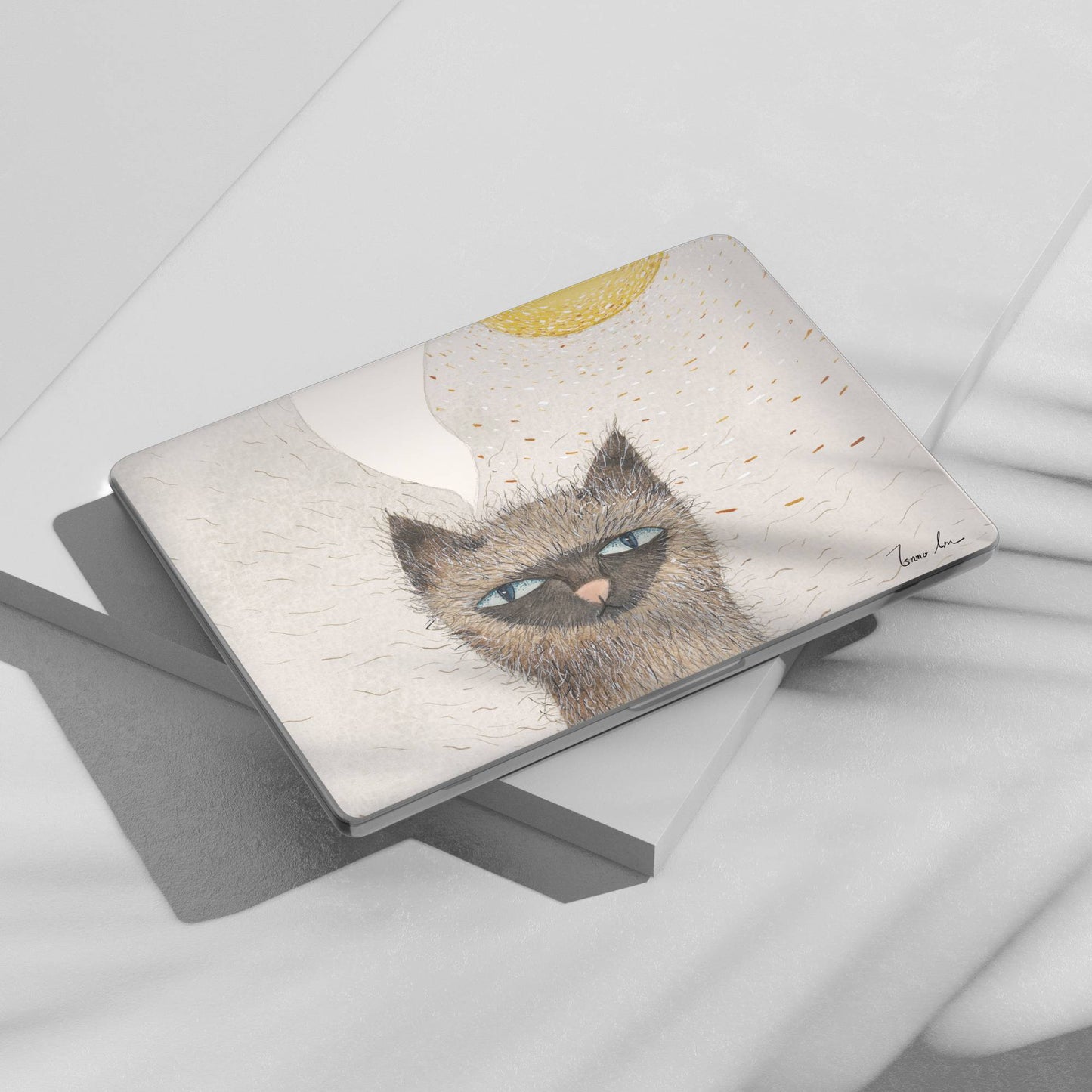 summer cat MacBook Case Sunny Daze