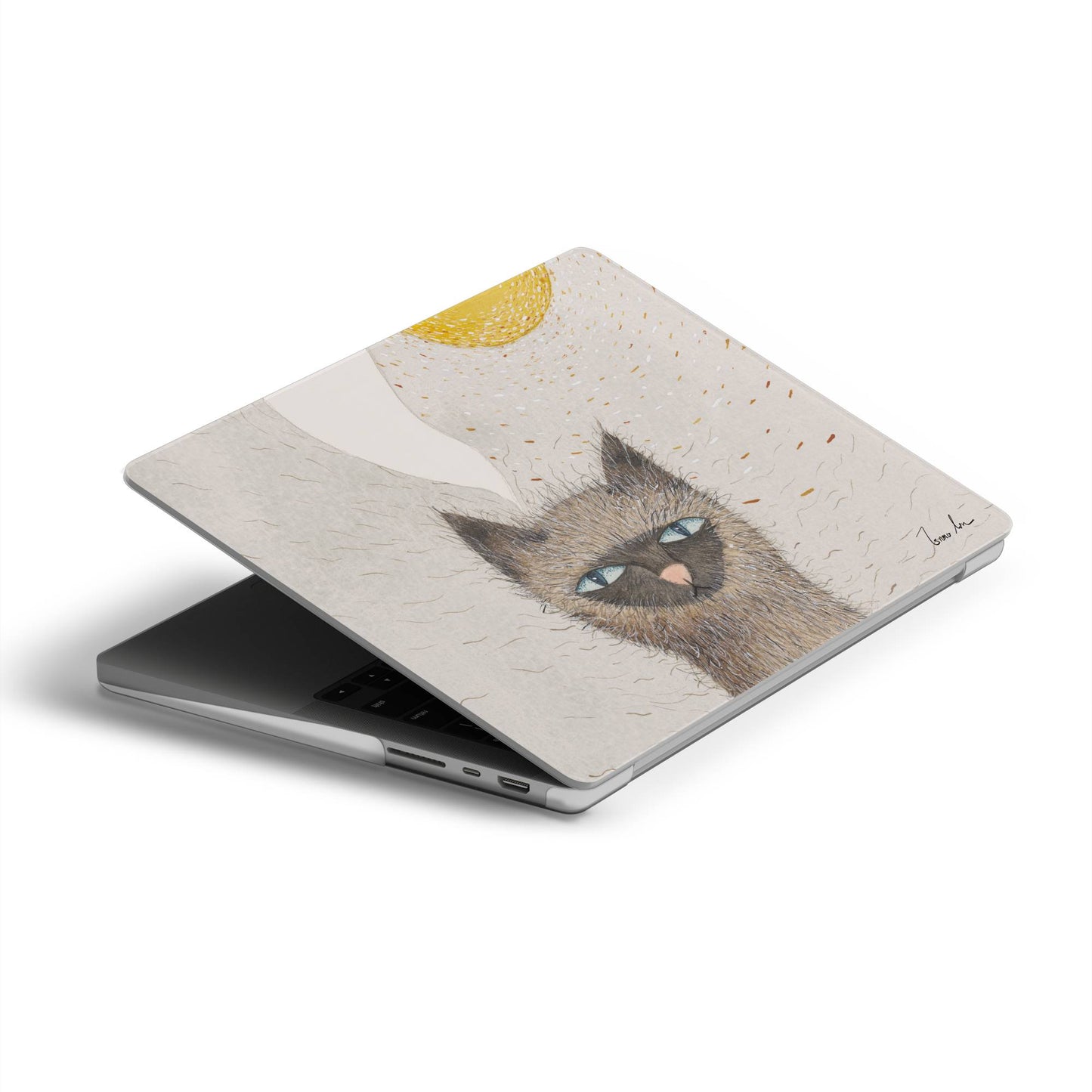 summer cat MacBook Case Sunny Daze