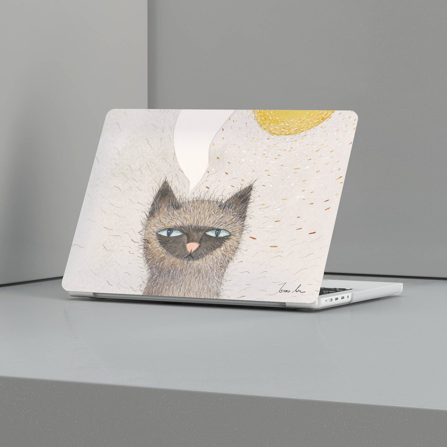 summer cat MacBook Case Sunny Daze