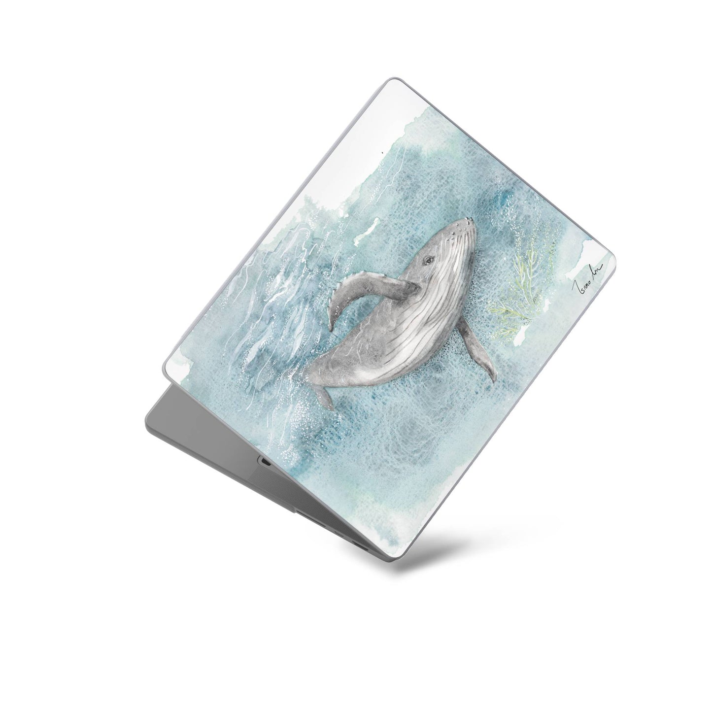 Humpback Whale MacBook Case Deep Blue Sea