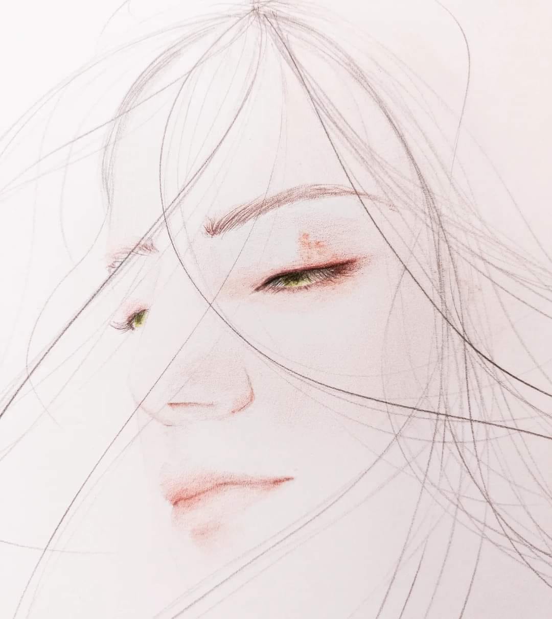 Portrait color pencil online course色鉛筆人像畫