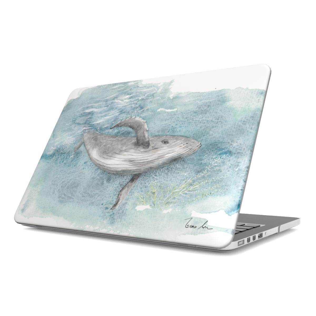 Humpback Whale MacBook Case Deep Blue Sea