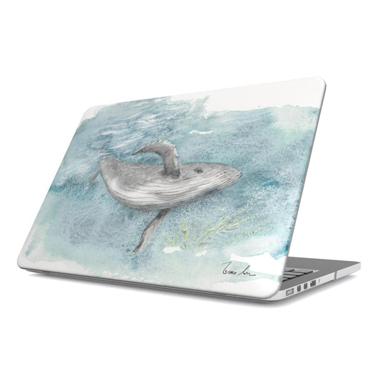 Humpback Whale MacBook Case Deep Blue Sea