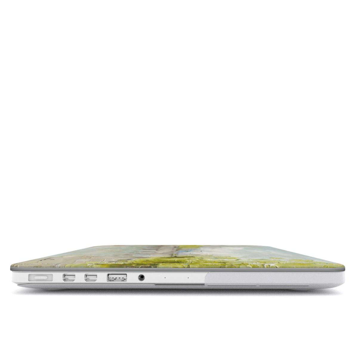 Paris Cityscape MacBook Case Oil Painting