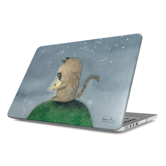 Blue Eyed Cat MacBook Case Firefly Night