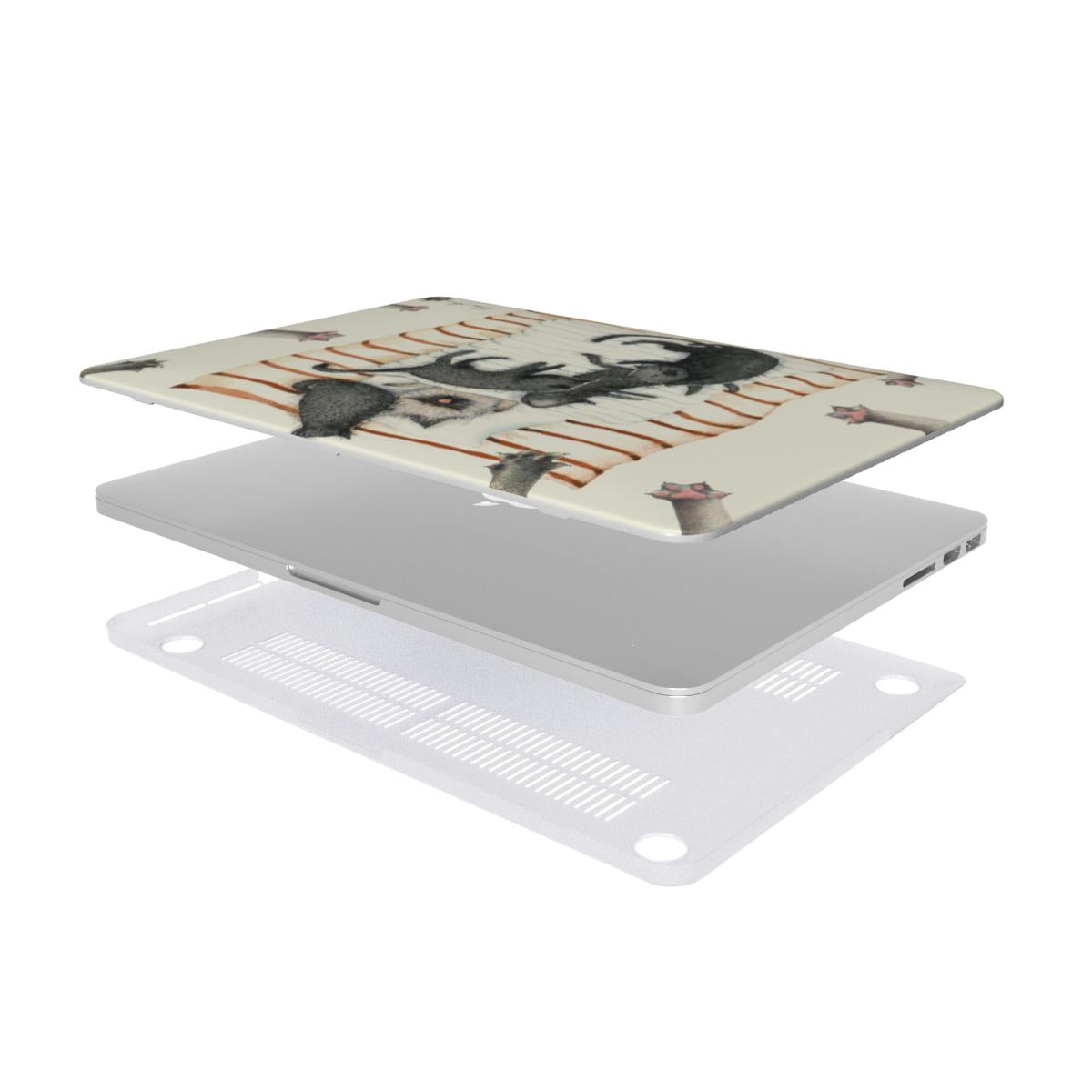 Sleeping Cats MacBook Case Peaceful Rest