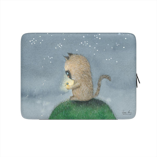 Blue Eyed Cat Laptop Sleeve