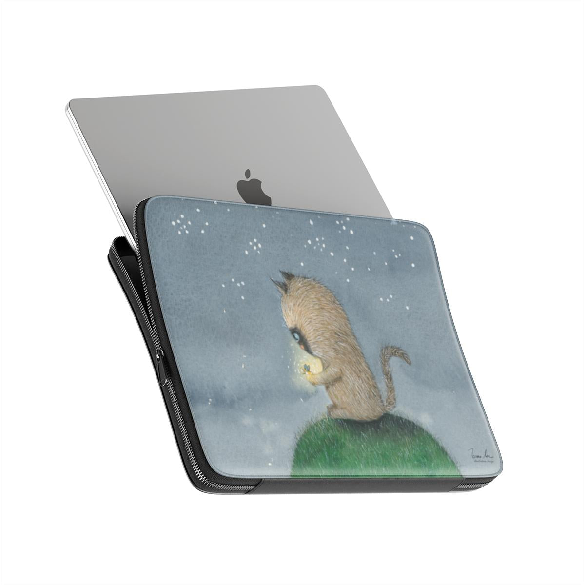 Blue Eyed Cat Laptop Sleeve