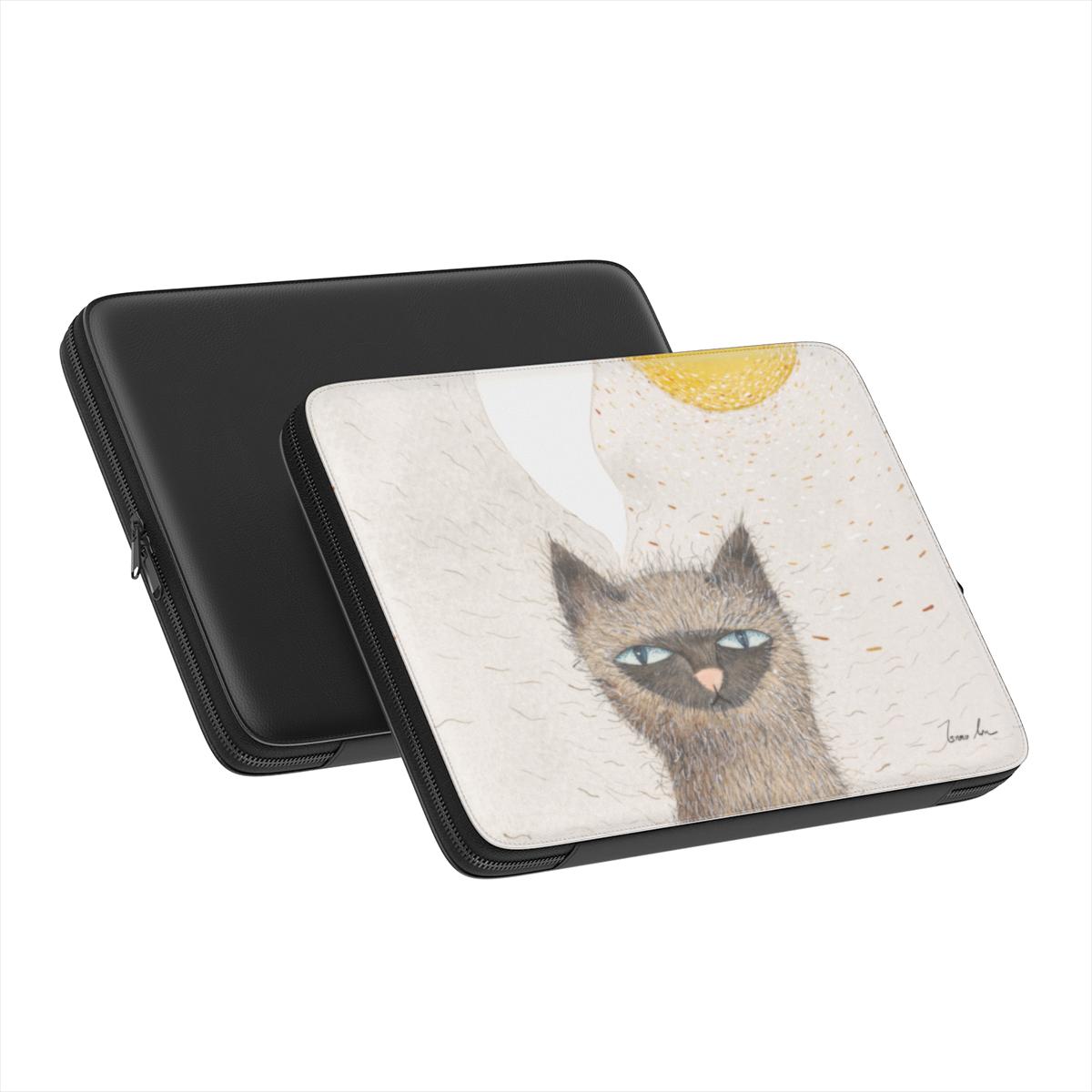 Blue Eyed Cat Laptop Sleeve – Sunny Daze