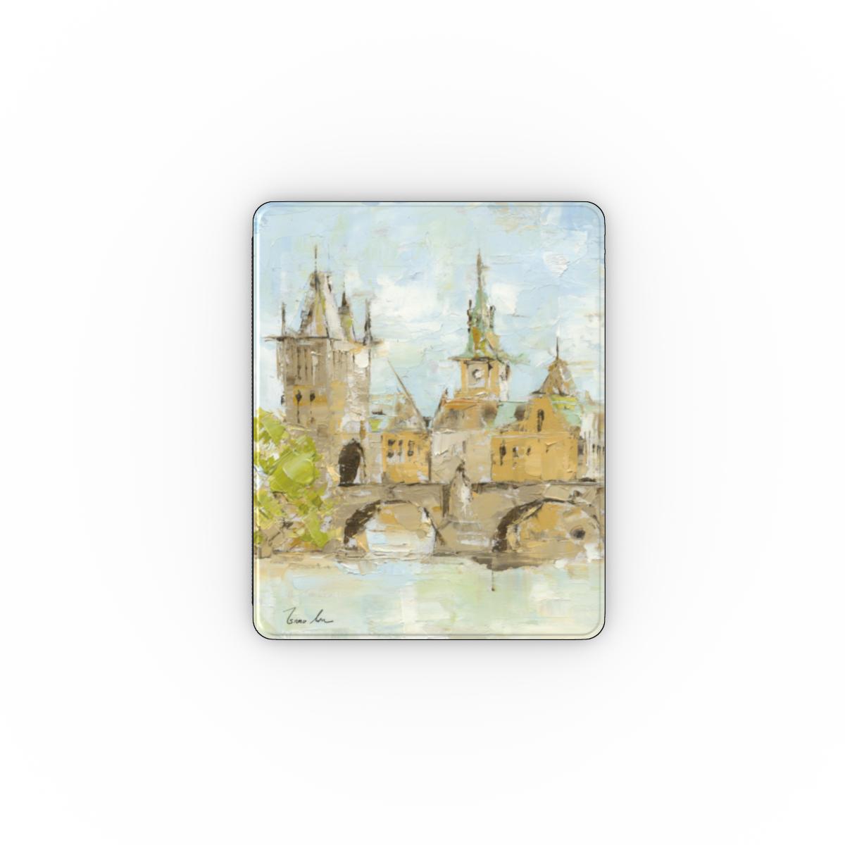 Prague Skyline– Oil Painting Apple iPad Case