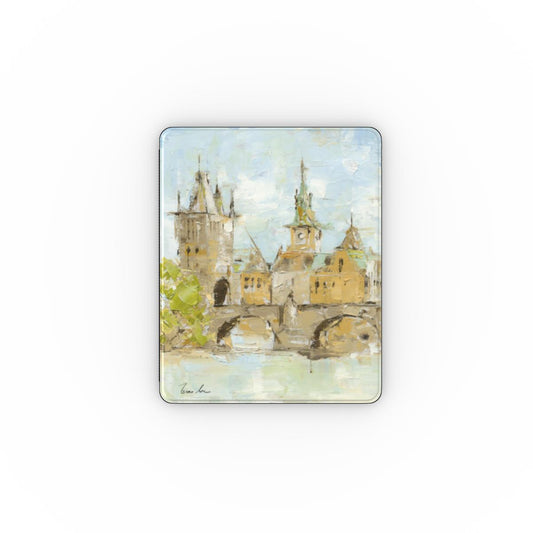 Prague Skyline– Oil Painting Apple iPad Case