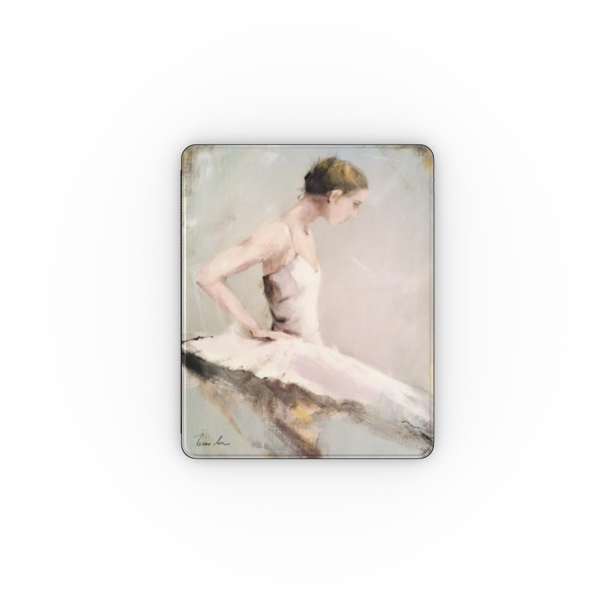 Quiet Grace – Ballet Oil Painting Apple iPad Case