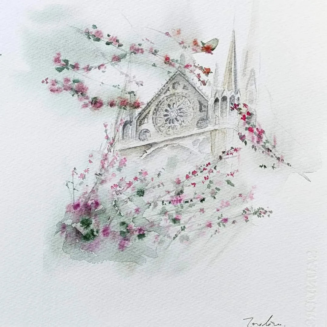 Notre Dame de Paris-original painting