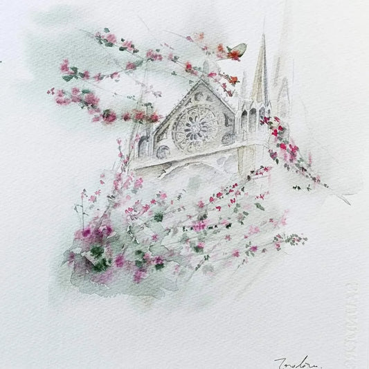 Notre Dame de Paris-original painting