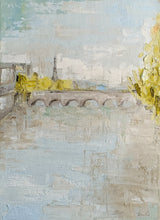 將圖片載入圖庫檢視器 Banks of the Seine in Paris-oil painting.original painting